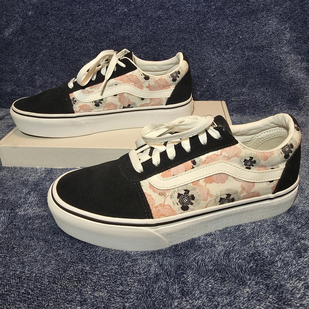 Vans Old Skool Ward Platform sneakers "California Poppy".